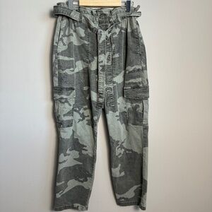 Sanctuary Standard Surplus‎ Women's Cargo Pants Size 29 Camouflage Stretch